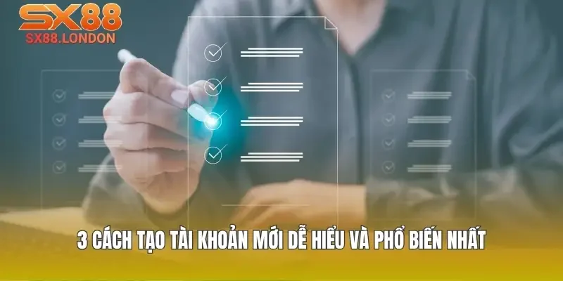 3 cách tạo tài khoản mới dễ hiểu và phổ biến nhất