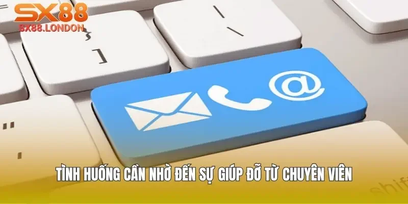 Tình huống cần nhờ đến sự giúp đỡ từ chuyên viên